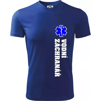 Pánské tričko Rescue - Vodní záchranář - Pánské triko Fantasy sportovní (dresovina) - XL ( Královská modrá )