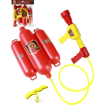 Dětská zbraň Hasičská dětská sada hasicí přístroj funkční vodní pistole stříká vodu | 224228