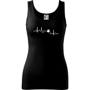 Dámské oblečení EKG zahrada - konev - Dámské tílko - S ( Černá )