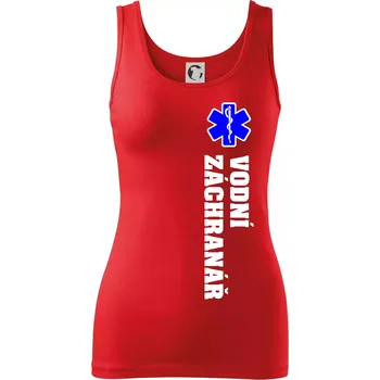 Rescue - Vodní záchranář - Dámské tílko - M ( Červená )