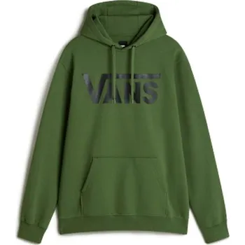 Pánská móda Pánská mikina Vans CLASSIC PULLOVER L Zelená, Černá