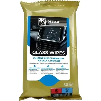 DEBBEX Vlhčené čisticí ubrousky na skla a displeje - Bal - 30ks