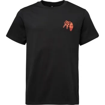 Pánská móda Pánské tričko Converse SKELETON SUMMER ZONE L Černá, Mix, Oranžová