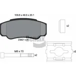 Sada brzdových destiček, kotoučová brzda BENDIX Braking BPD1340