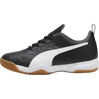 Dětská sportovní obuv Dětská indoorová obuv Puma TENAZ JR 2 Černá, Bílá, Hnědá