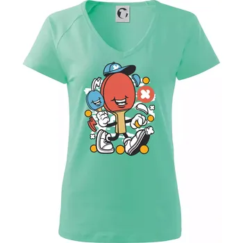 Dámské tričko Pinčesaňák - Tričko dámské Dream - XS ( Mátová )