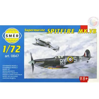 Plastikový model SMĚR Model letadlo Supermarine Spitfire MK. VB 1:72 (stavebnice letadla) | AS72