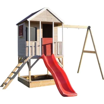 Zahradní domek ArtWD Dětský zahradní domek s hřištěm CHILDHOOD | bez houpačky
