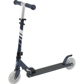 Koloběžka KidLand Dětská skládací koloběžka s LED svítícími koly KS-13377 modrá