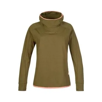 Dámská mikina Hannah NYMA HOODY beech mel 42; Zelená mikina + DÁREK DLE VÝBĚRU!