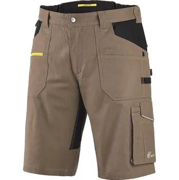 pracovní kraťasy STRETCH šortky béžovo-černé