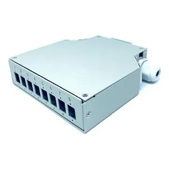 Rozvaděč Optický box 8C na DIN lištu 8xSC Simplex