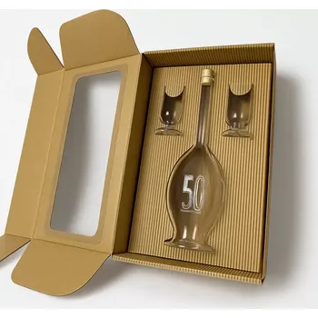 Dárková krabice na karafu hnědá