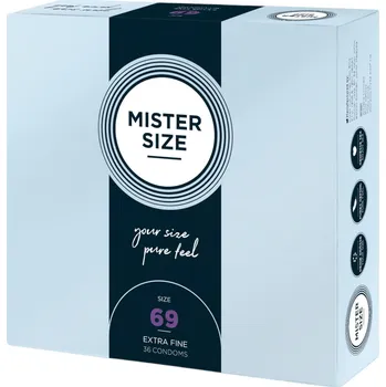 Kondom Mister Size tenký kondom - 69mm (36 ks)