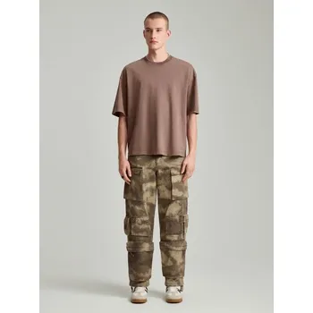 Kalhoty wide leg s cargo kapsami - XS - House - vícebarevná - 186CG-MLC