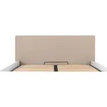 TETRIX bílá postel 160x200cm LOZ/160/B/T s čelem MODONE 9702