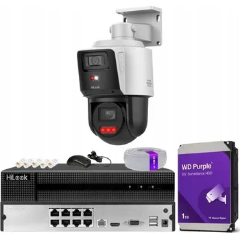 Bezpečnostní kamera Sada IP monitoringu 2x PTZ-4D-PRO Otočná kamera TandemVu 2x 4MP HiLook