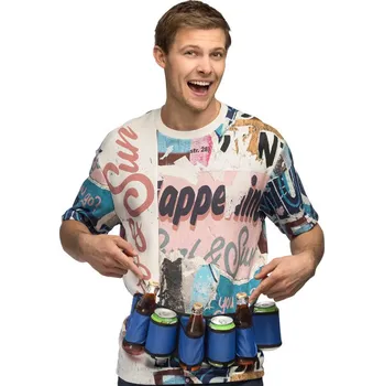 Karnevalový kostým Nápojový opasek párty na plechovky