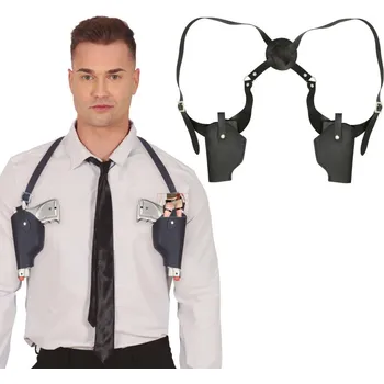 Karnevalový kostým Fiestas Guirca Dvojité policejní pouzdro s revolvery