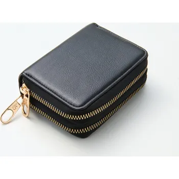 Peněženka 3Pagen Dvojitá peněženka černá 11x8x4,5 cm