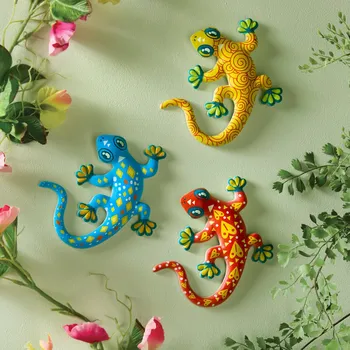 3Pagen Dekorace Ještěrka, žlutá žlutá