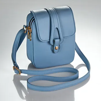 Kabelka 3Pagen Kabelka Tina světle modrá