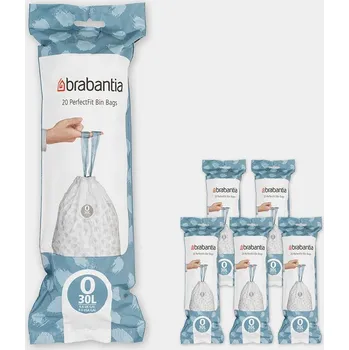 Odpadkový koš Brabantia PerfectFit sáčky 30L (O) do odpadkového koše - multipack 120 pytlů (6x20)
