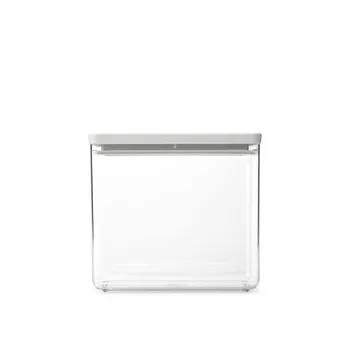 Dóza na potraviny Brabantia Dóza Square - 3,5 L, světle šedé víko