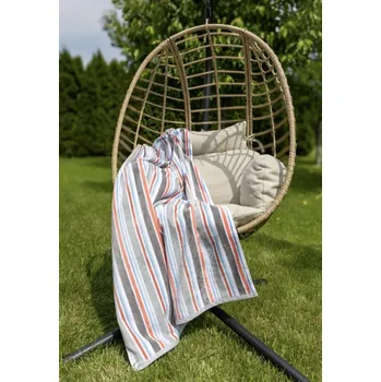 Tegatex Plážová osuška - proužek šedý