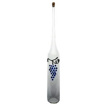 Sklenice Láhev hrozen reliéf