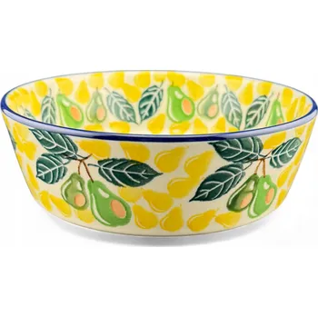 Miska kulatá 17 cm Hrušky dek. 3249 Keramika Bolesławiec