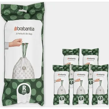 Odpadkový koš Brabantia PerfectFit sáčky 36L (R) do odpadkového koše - multipack 120 pytlů (6x20)