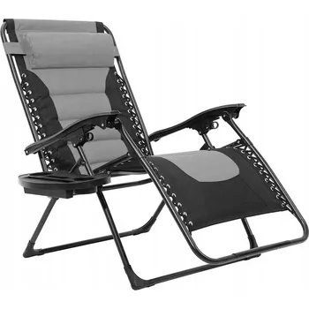 Zahradní lehátko Lehátko kovové šedé Timeless Tools