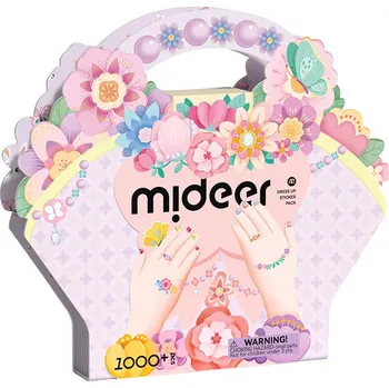 Tetování Mideer Sada samolepek pro dívky - Zahradní víla 1000 ks