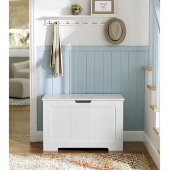 Truhla Úložná lavice 76 x 48 x 40 cm | bílá