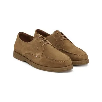 Dámská obuv Tommy Hilfiger Mokasíny Moc T Derby FM0FM05495 Hnědá 40