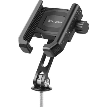 Držák mobilu na představec – držák telefonu na kolo do středu řídítek West Biking YP0715079