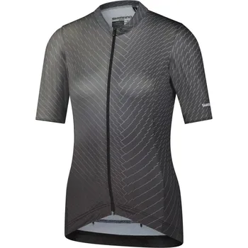 cyklistický dres SHIMANO Cyklistický dres s krátkým rukávem - YURI - šedá