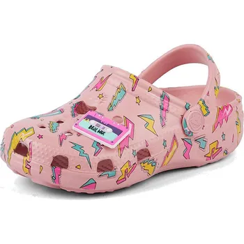 Dívčí clogsy Coqui Big Frog 8114 – Powder Pink 90s, lehké, antibakteriální, s páskem Velikost: 36/37
