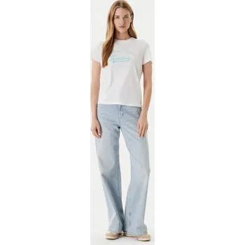 Pánské tričko Tommy Jeans T-Shirt Essential DW0DW21404 Bílá Regular Fit XS