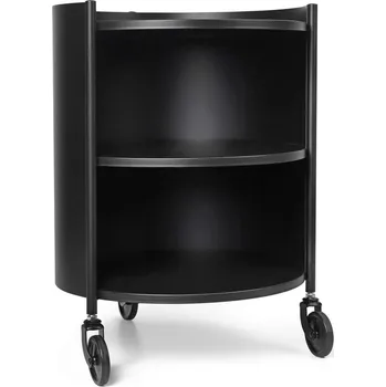 Konferenční stolek Odkládací stolek Eve Storage "Black" ferm LIVING