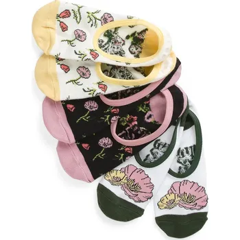 Dámské ponožky ponožky Vans Poppy Ditsy Canoodle 3 Pack - Ditsy Poppy Floral Lilas 31.5-36