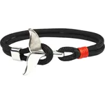 Gaira® Náramek Stříbrná ploutev 3221, Barva černá