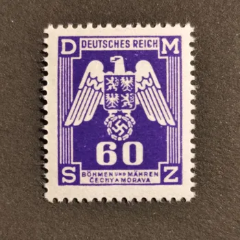 Poštovní známka Známka Protektorát Č.a M., 60H, Pof.SL16*