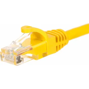 Počítač NETRACK BZPAT1UY patch cable RJ45 snagless boot Cat 5e UTP 1m yellow