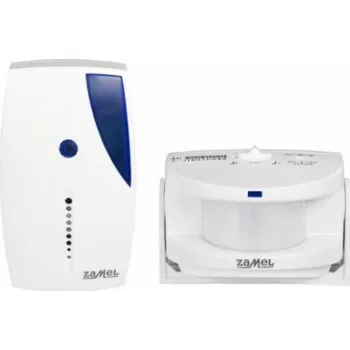 Domovní zvonek Zamel NT-320 (NT-320 SUN10000447), Vstupní signalizační zařízení s bezdrátovým pohybovým senzorem