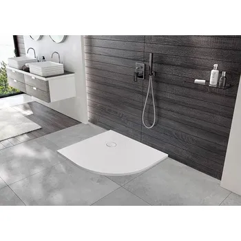 Sprchová vanička Sanplast Sprchová vanička čtvrtkruhová BP-M/OPEN STR, litý mramor, R550