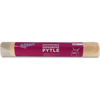 Pytle na odpadky Q-Home zatahovací pytle na odpadky 120 l 70x100 cm 8 ks