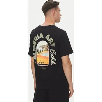 Jack & Jones T-Shirt Almeria 12276785 Černá Relaxed Fit XXL