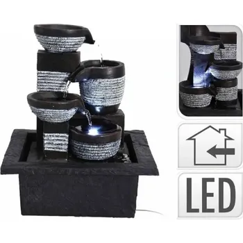 Neurčen - na dotaz Progarden Fontána pokojová s osvětlením 4 nádoby